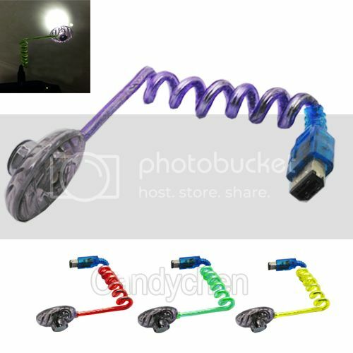 New White Worm Light Led Illumination For Nintendo Gameboy Color Pocket GBC GBP