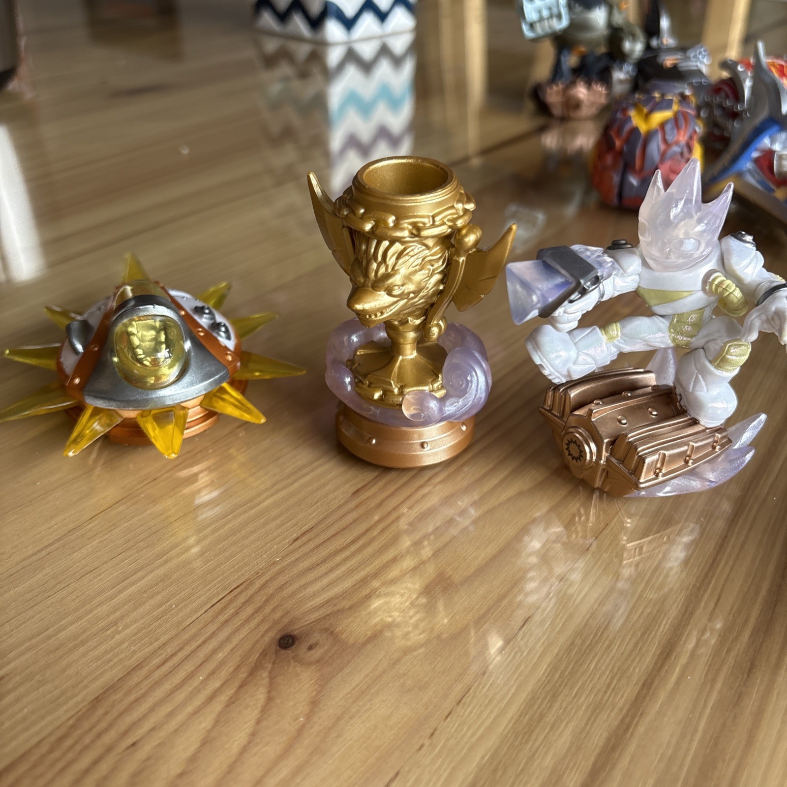 Lot of Skylanders SuperChargers 15 Pieces Total Figures/Vehicles/Trophies