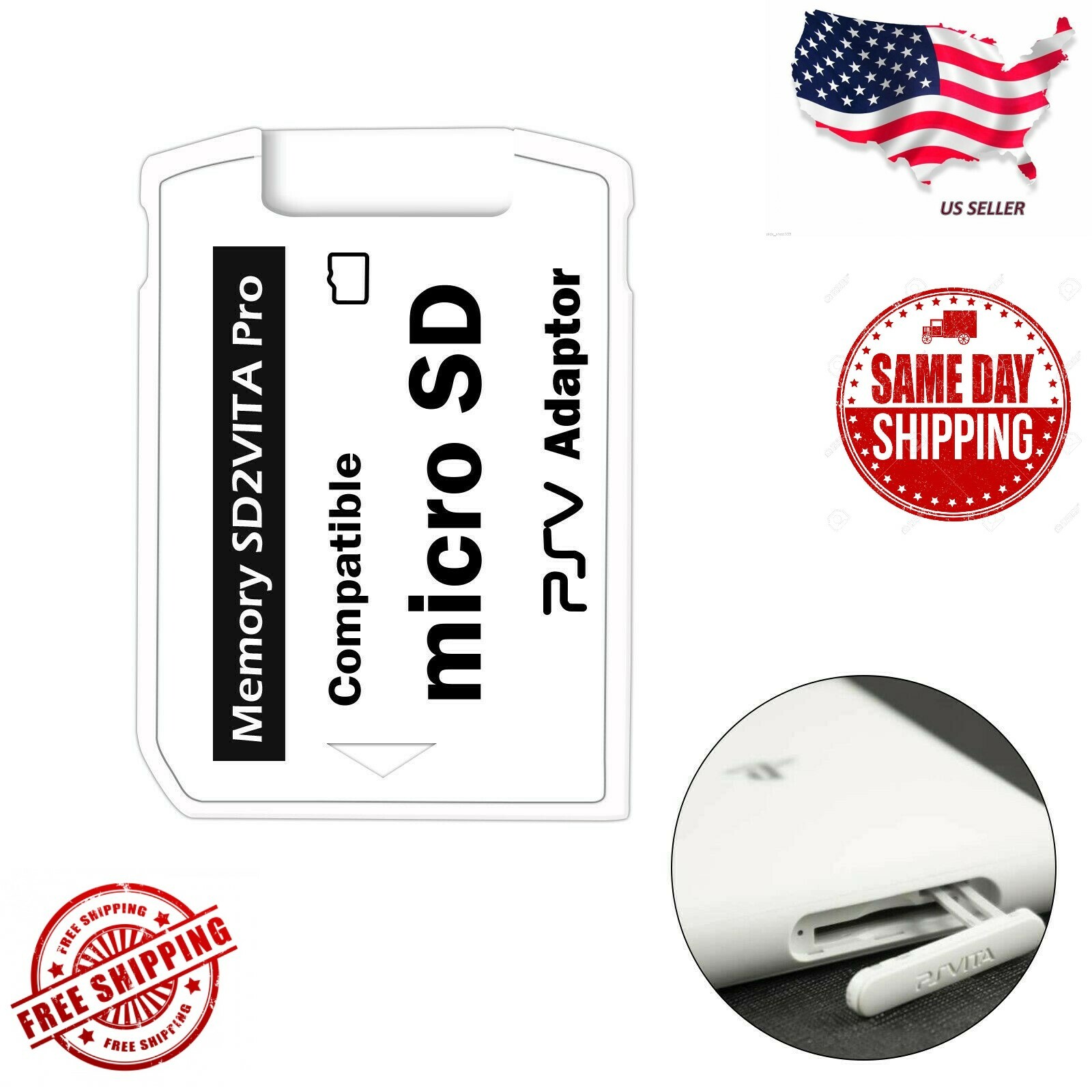NEW V5.0 SD2VITA Micro SD Support TF Memory Card 32GB,64GB,128GB, 256GB
