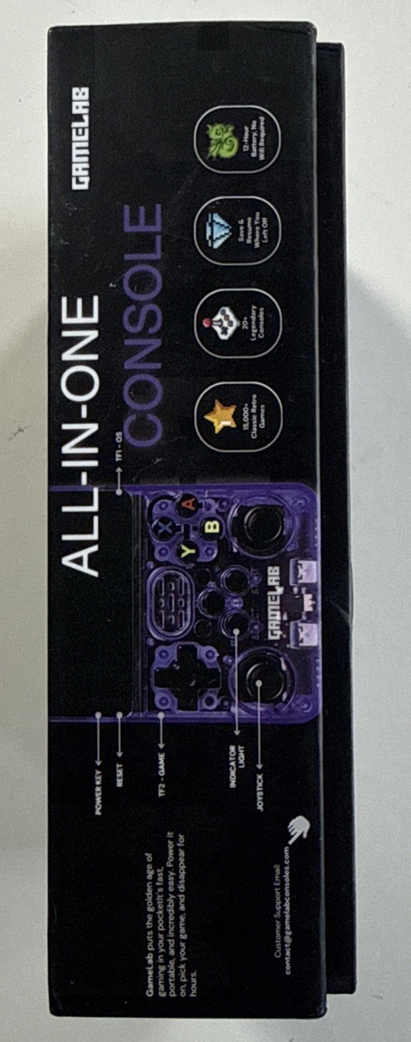 Game Lab R36S Retro Handheld Console 15,000 Games. 64gb, 3.5″ Screen-purple-New