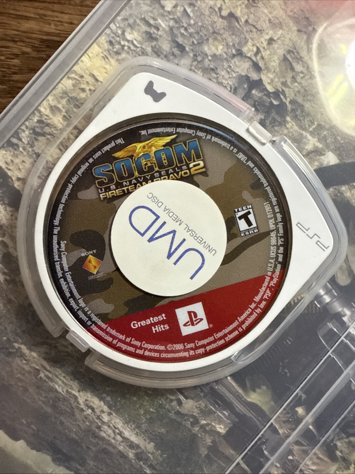 SOCOM: U.S. Navy SEALs — Fireteam Bravo 2 (Sony PSP, 2006) Complete In Box