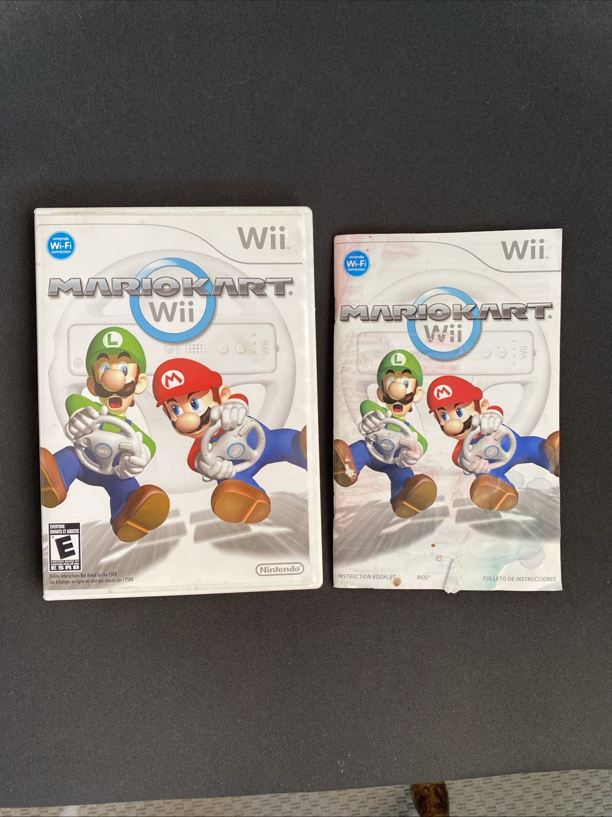 Mario Kart Wii Nintendo Case And Manual Only NO DISC