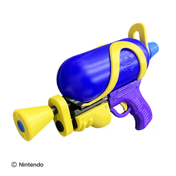 2026 Splash Shooter w/ Ink Tank BLUE Water Gun Splatoon 3 Nintendo SPT-1301BL