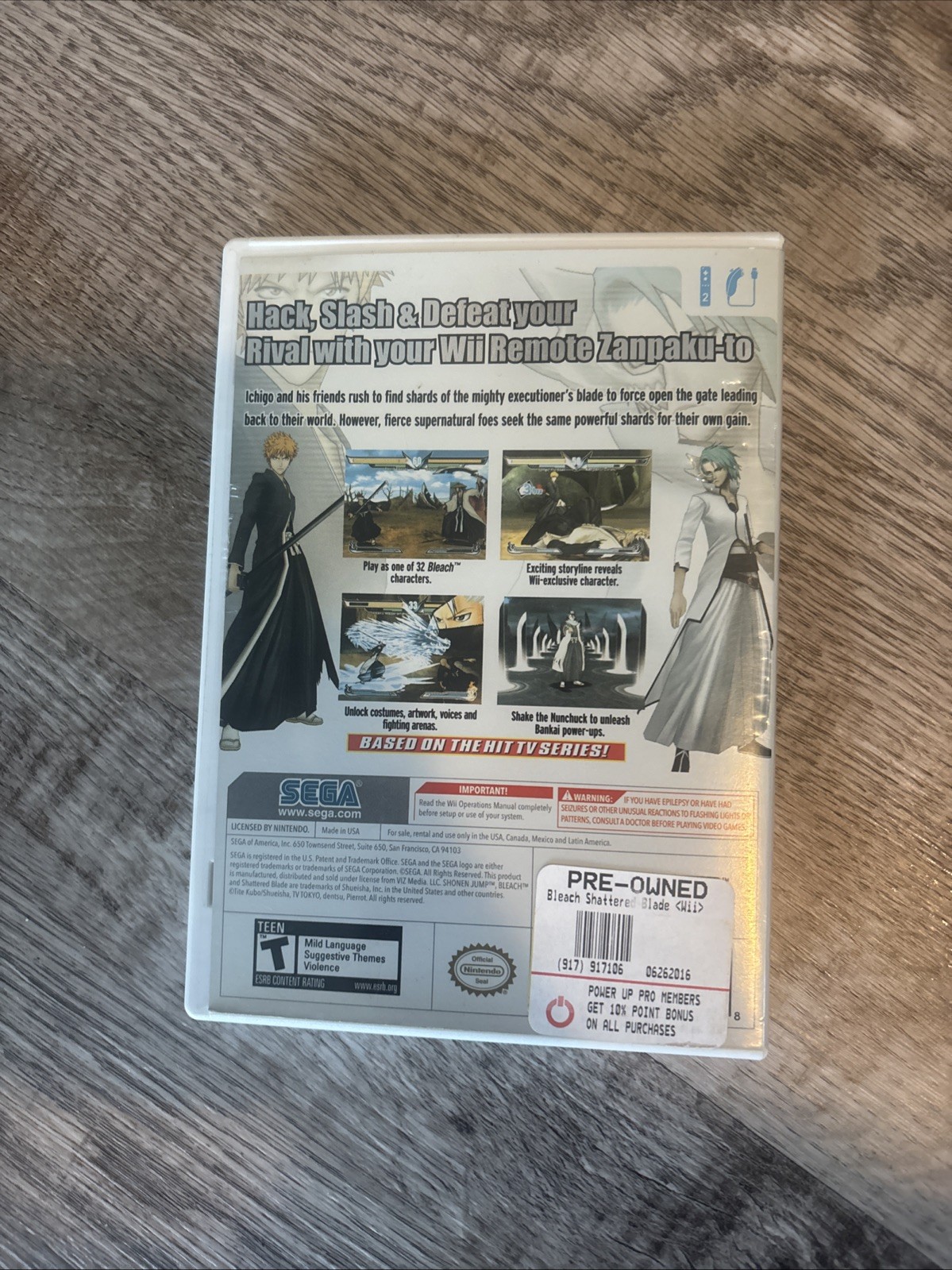 Bleach: Shattered Blade (Nintendo Wii, 2007) Complete