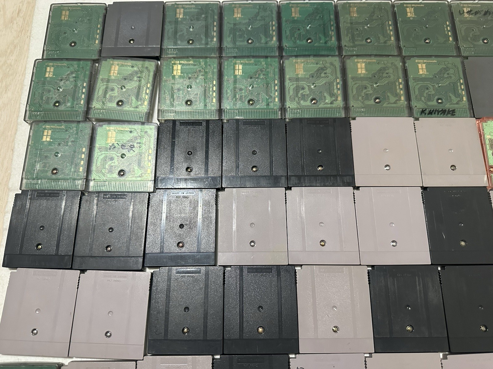 Lot 115 Gameboy Nintendo Cartridge Software GB Mario Pokemon Dragon Quest untest