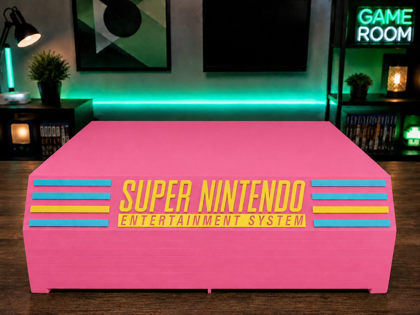 SNES Cartridge Holder for 18 Games Cartridges | Personalized Colors