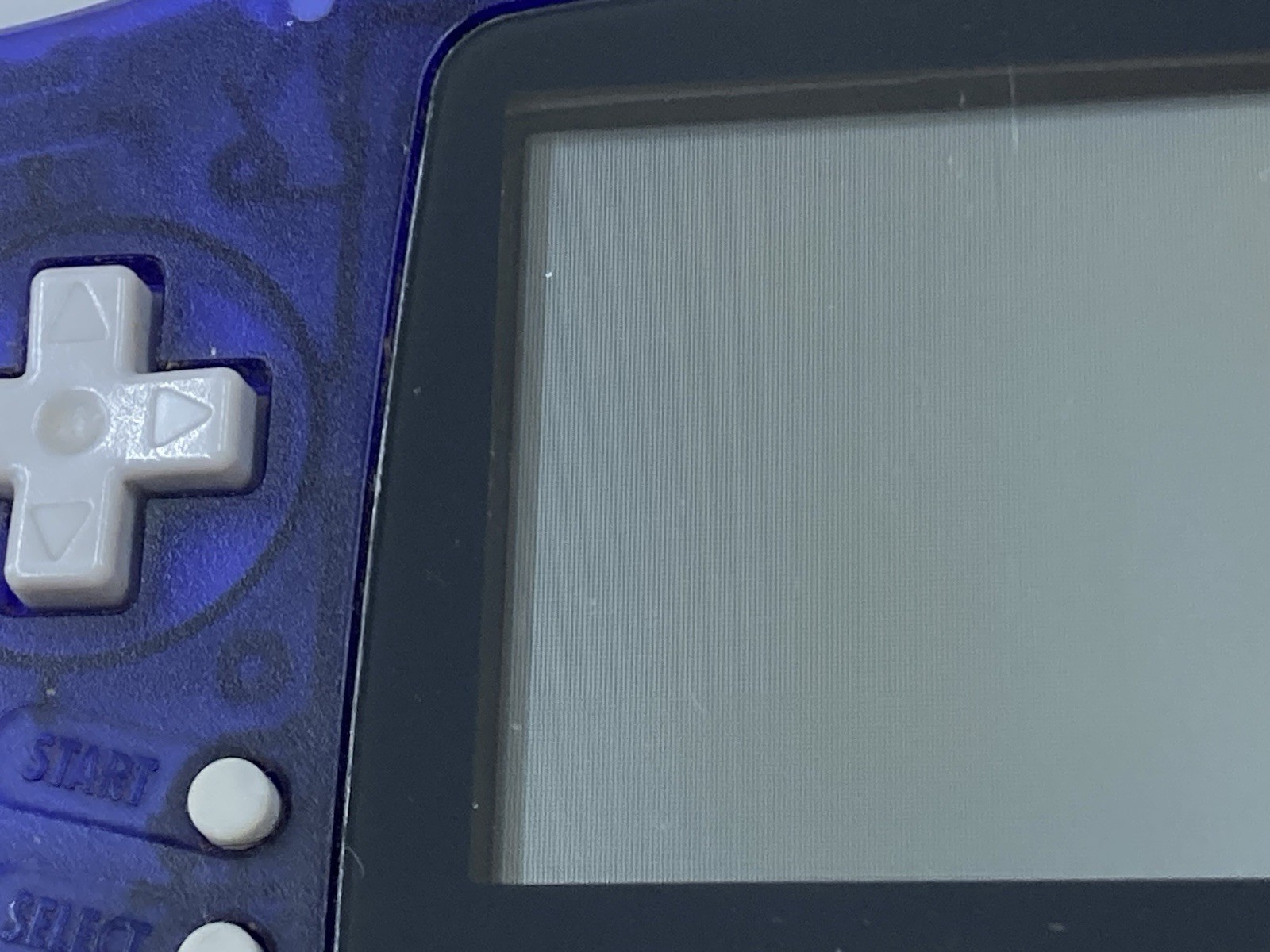 Nintendo Game Boy Advance AGB-001 Console Clear purple tested 0707-401