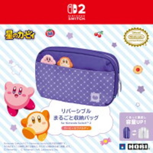 Japan Limited Kirby Reversible Storage Bag Nintendo Switch2 Dock Waddle hori new