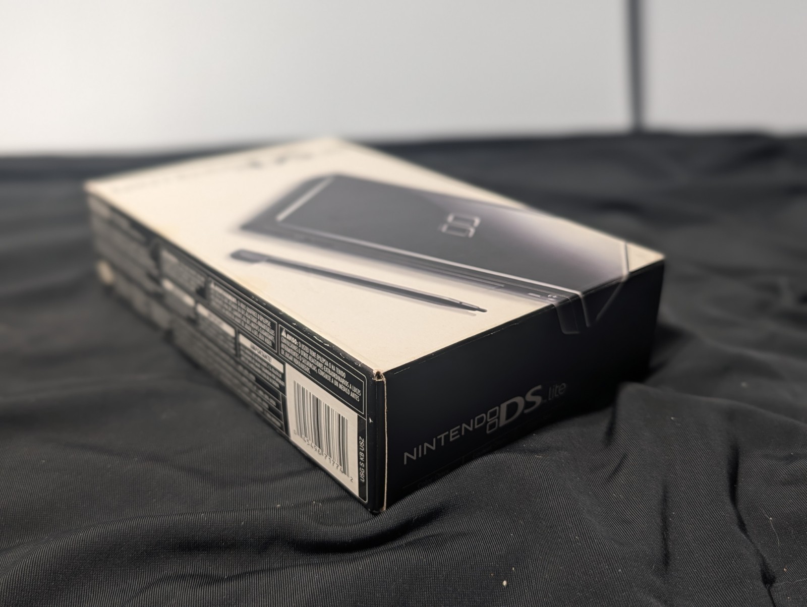 Nintendo DS Lite Onyx Black Handheld Console CIB Original Box Manuals