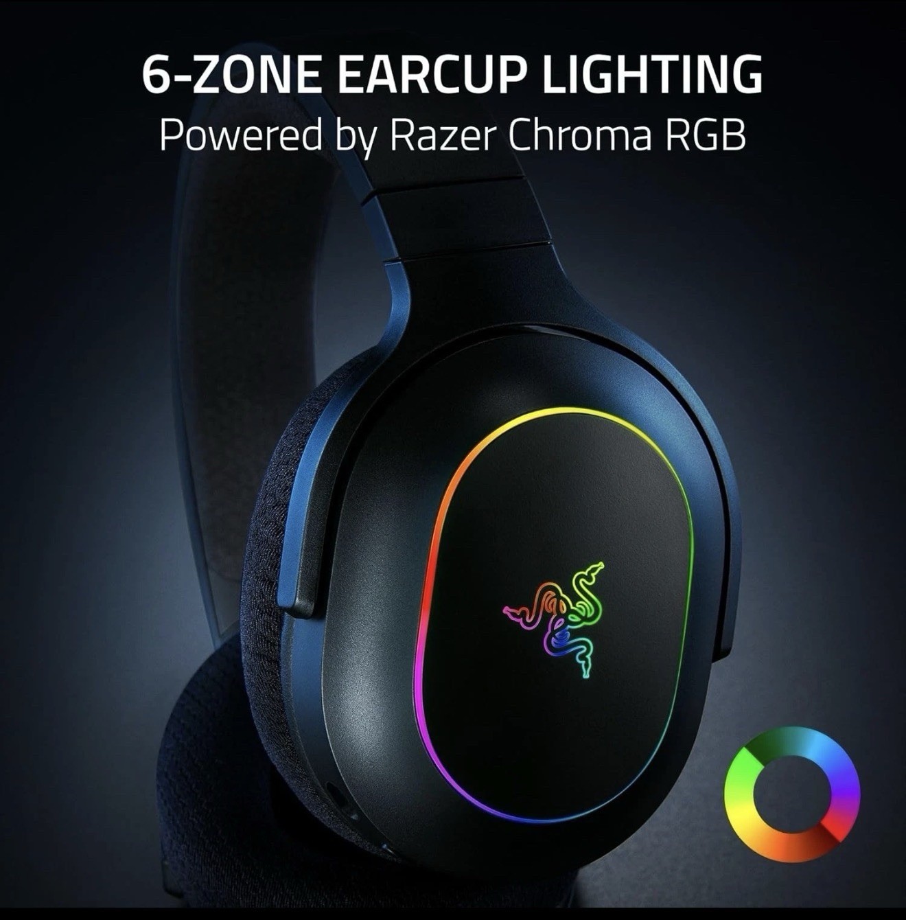 Razer Barracuda X Chroma Wireless Gaming Headset, 2.4GHz/Bluetooth, 70-Hour Batt
