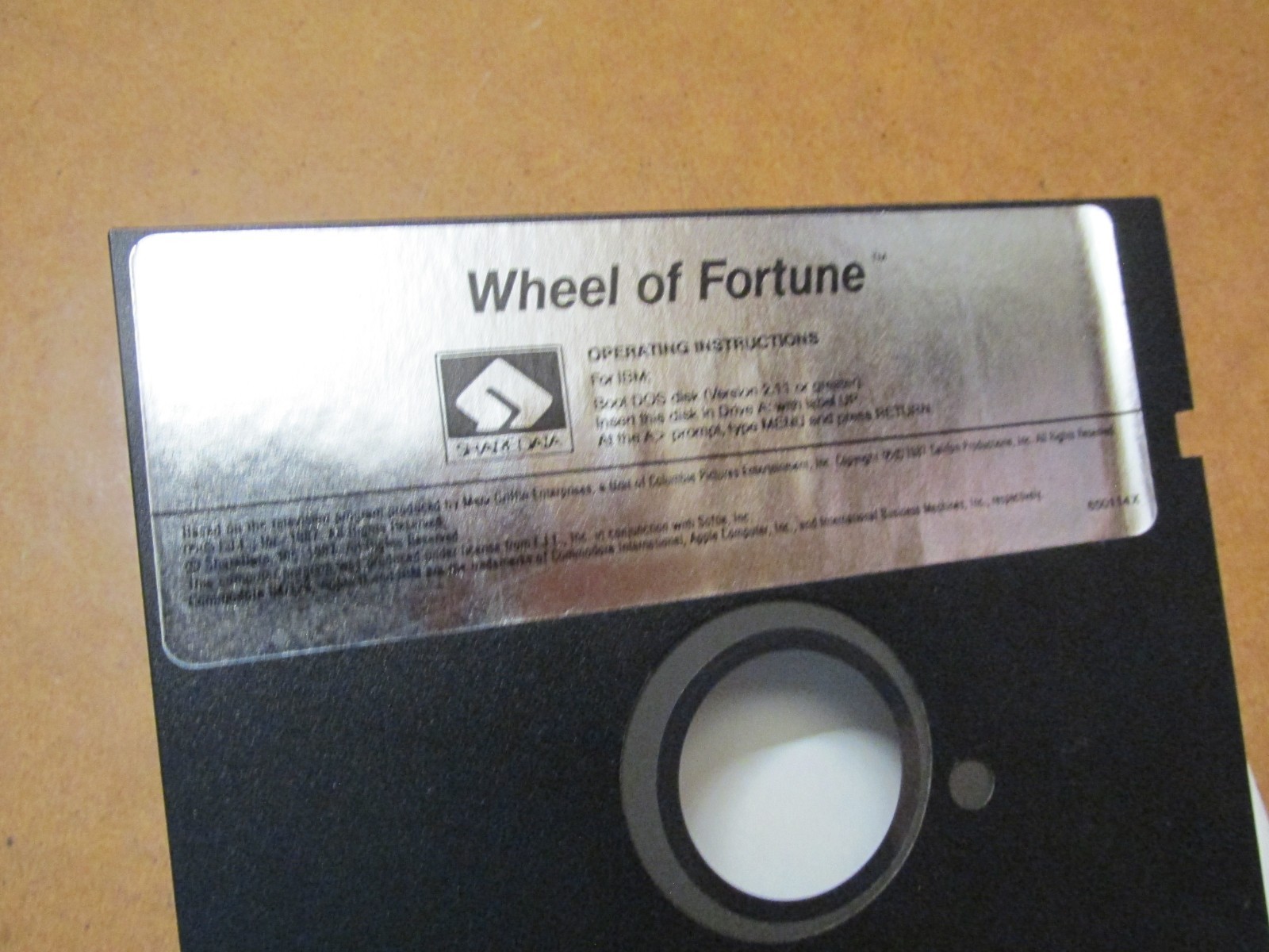 Wheel of Fortune PC Game IBM Tandy 1000