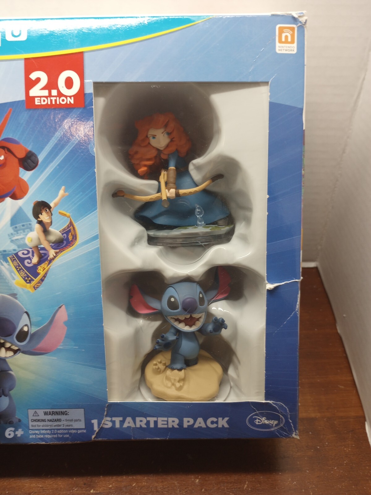 Disney Infinity 2.0 Wii U Toy Box Starter Pack Merida Stitch WiiU