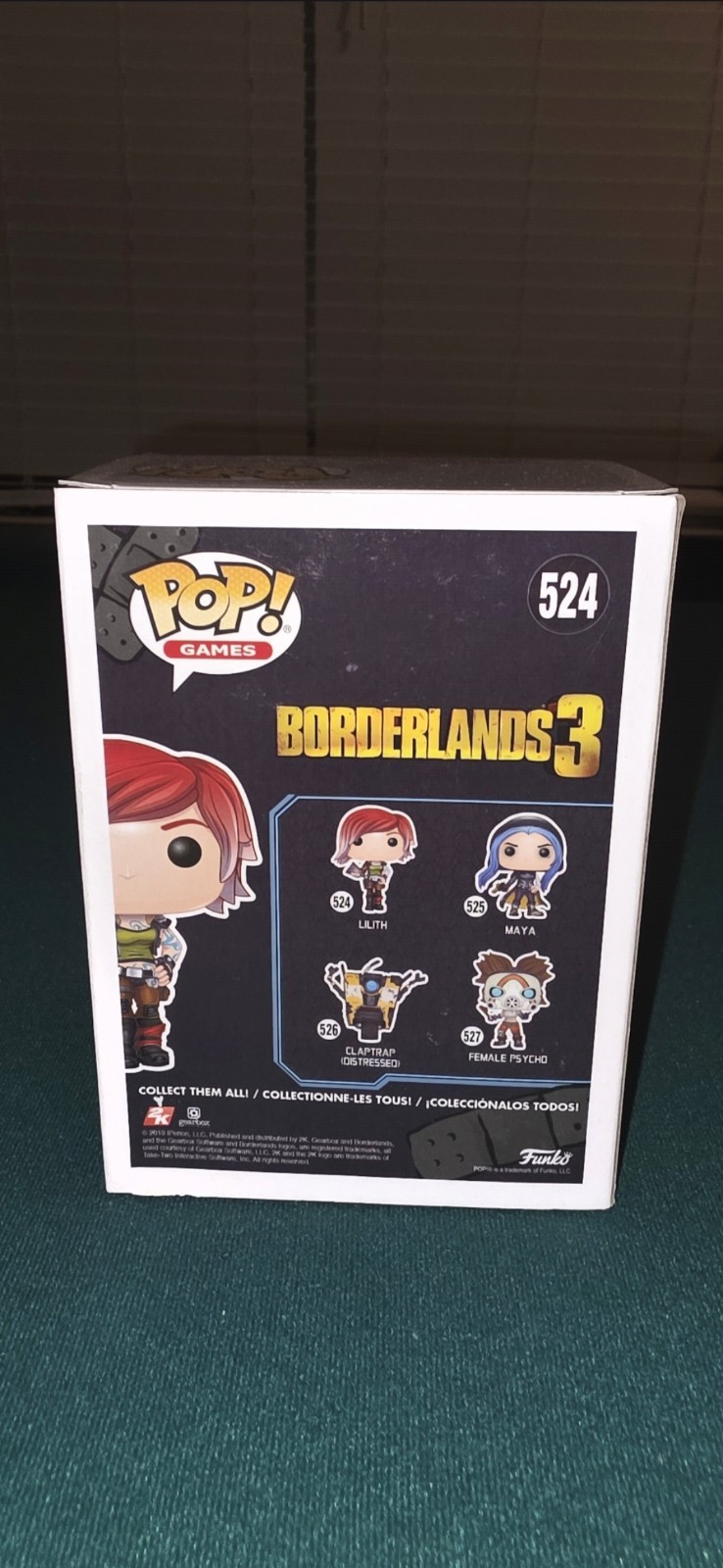 Funko Pop! Games Borderlands 3 Lilith #524 Vinyl Figure Boxed (2019)