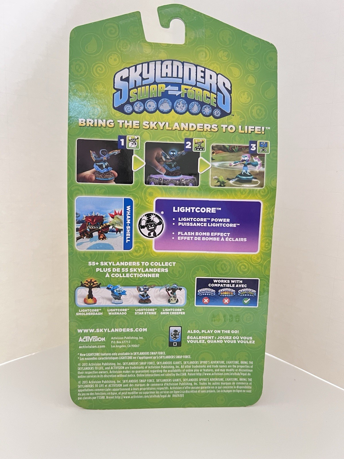 Skylanders Swap Force – Lightcore – Wham Shell – Sealed