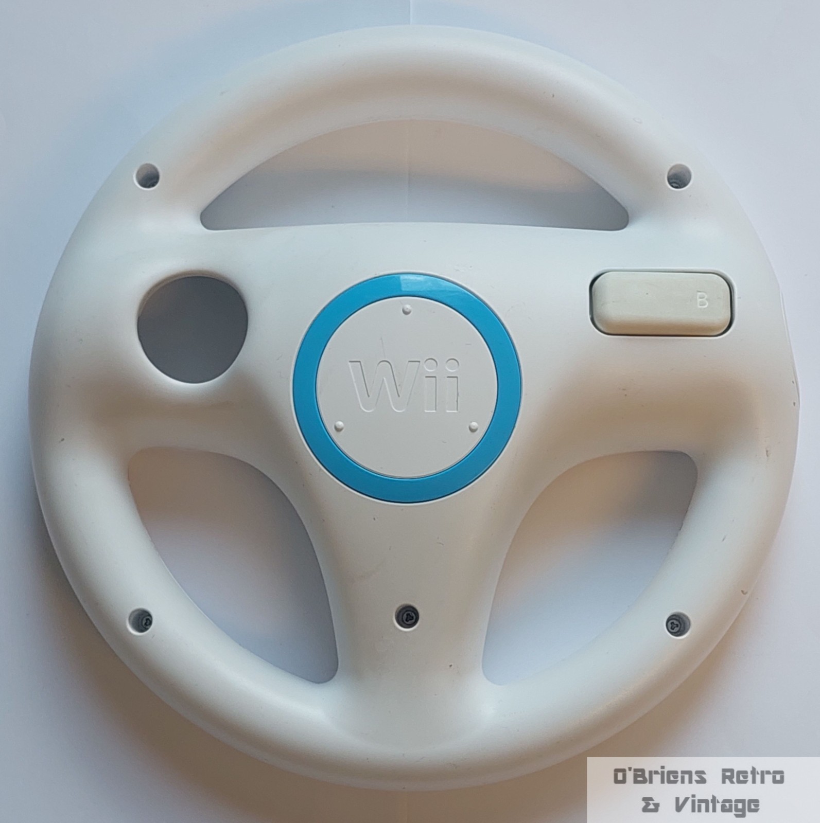 Nintendo Wii Wheel RVL‑024 – Official Steering Wheel Accessory – Very Good