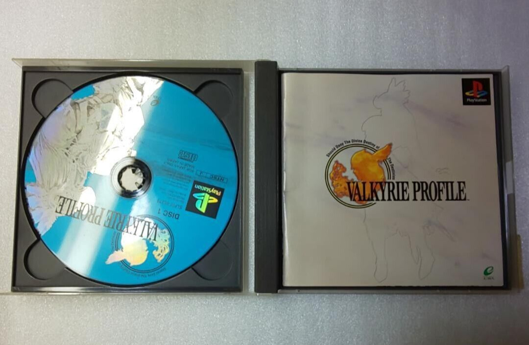Lot 2 Valkyrie Profile 1 & 2 Silmeria set PS1 PS2 Playstation 2 Japan ver