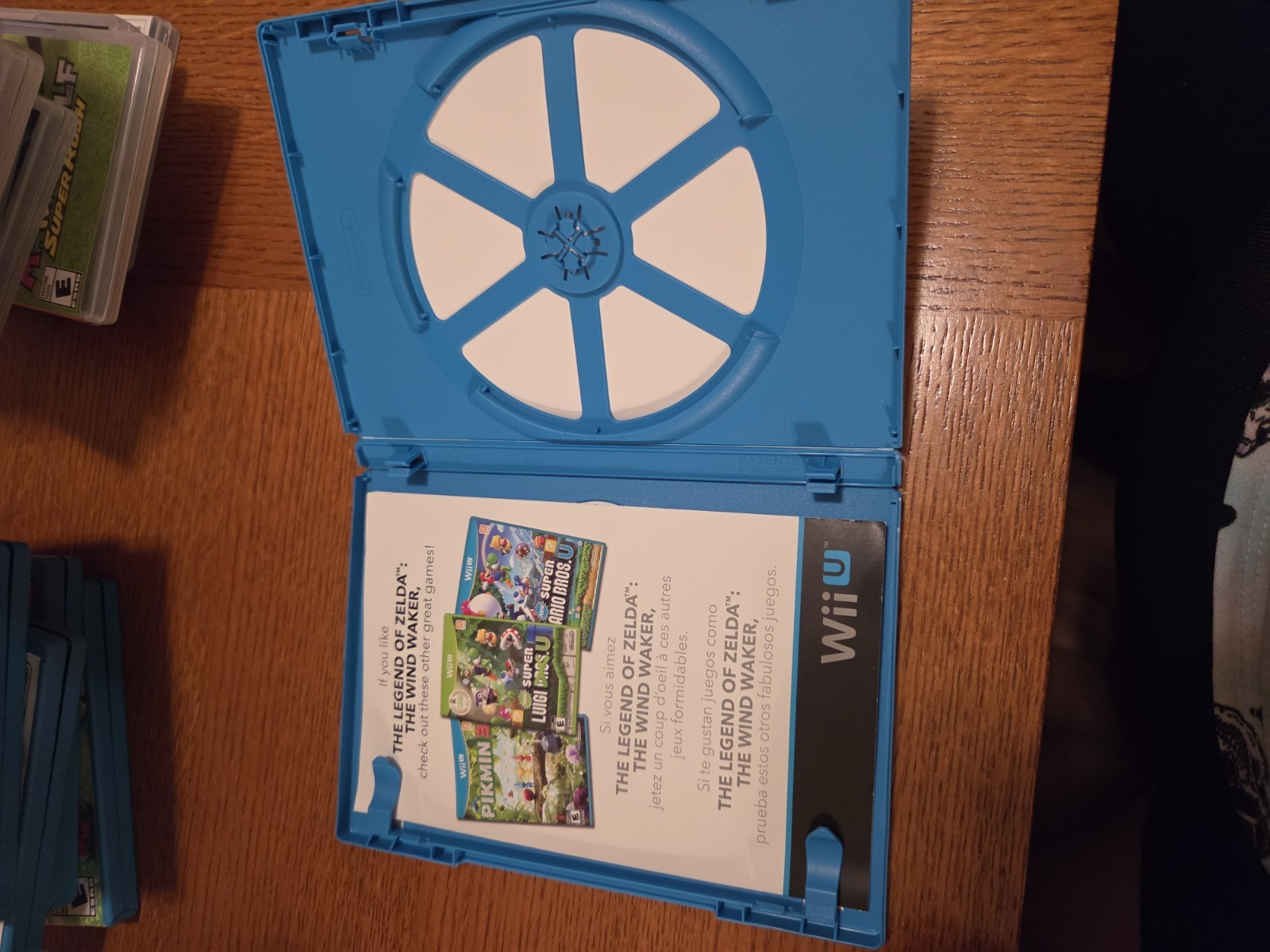 Nintendo Wii U Nintendo Land Original DVD Keep Case Only (NO GAME/NO DISC)