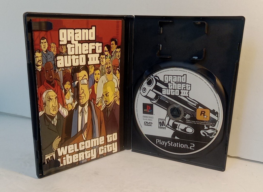 2001 PlayStation 2 Grand Theft Auto III (Sony, Rock Star) Complete, Tested