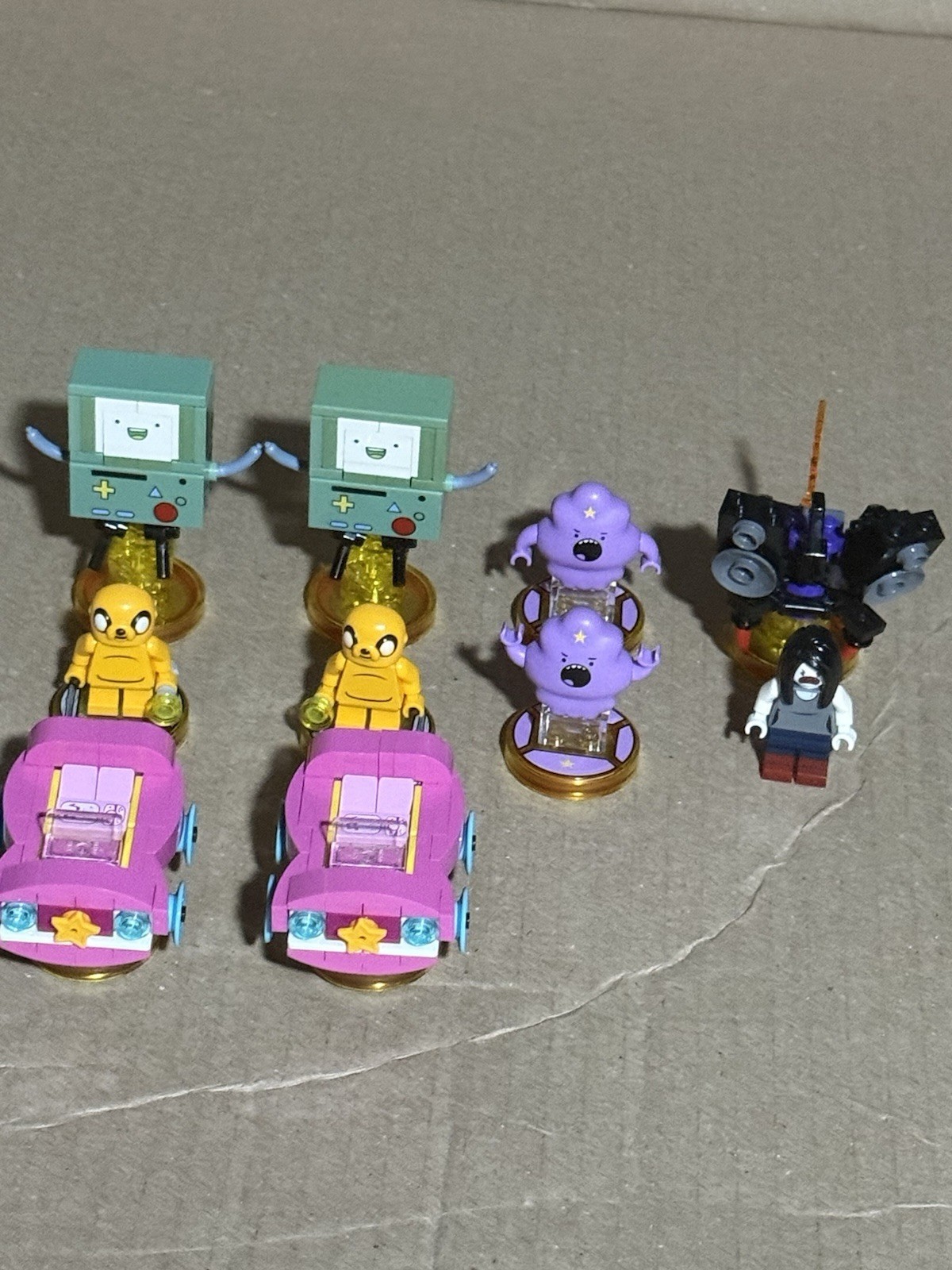 LEGO Dimensions Adventure Time Character Figure Pack Lot(10) BMO Jake LSP 2015