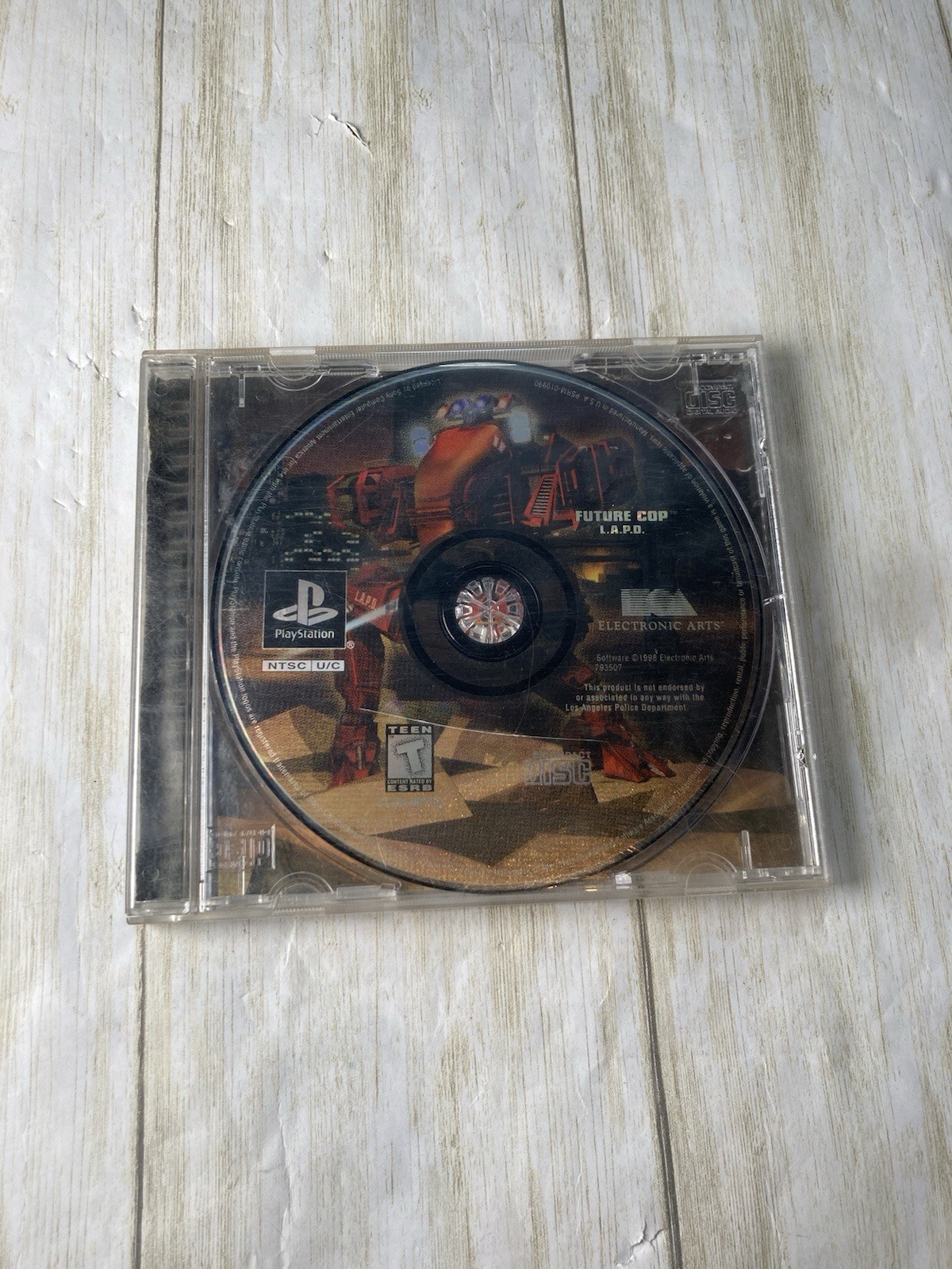 Future Cop: L.A.P.D. (Sony PlayStation 1, 1998) No Manual – Tested Working