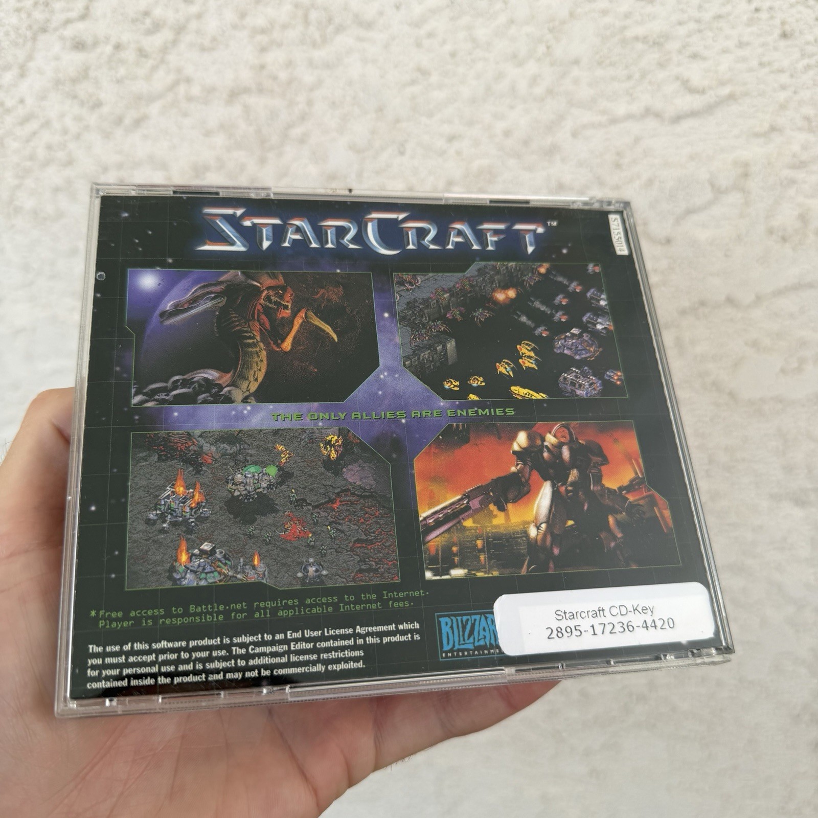 StarCraft PC CD-ROM Game By Blizzard Entertainment Vintage 1998 Release
