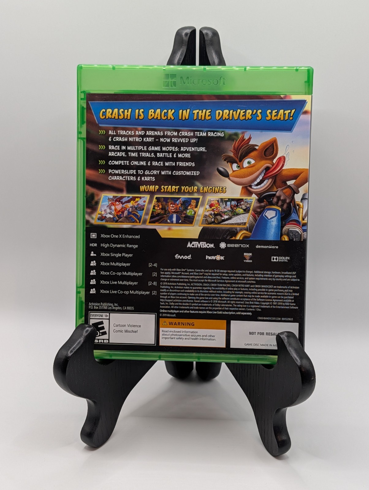 CTR Crash Team Racing Nitro Fueled Nitros Oxide And Pin Bundle Microsoft XboxOne