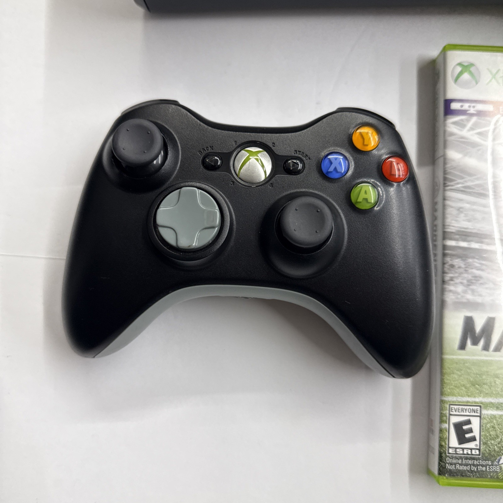 Xbox 360 – Microsoft S 4GB Matte Black Console Complete Tested Working #2945