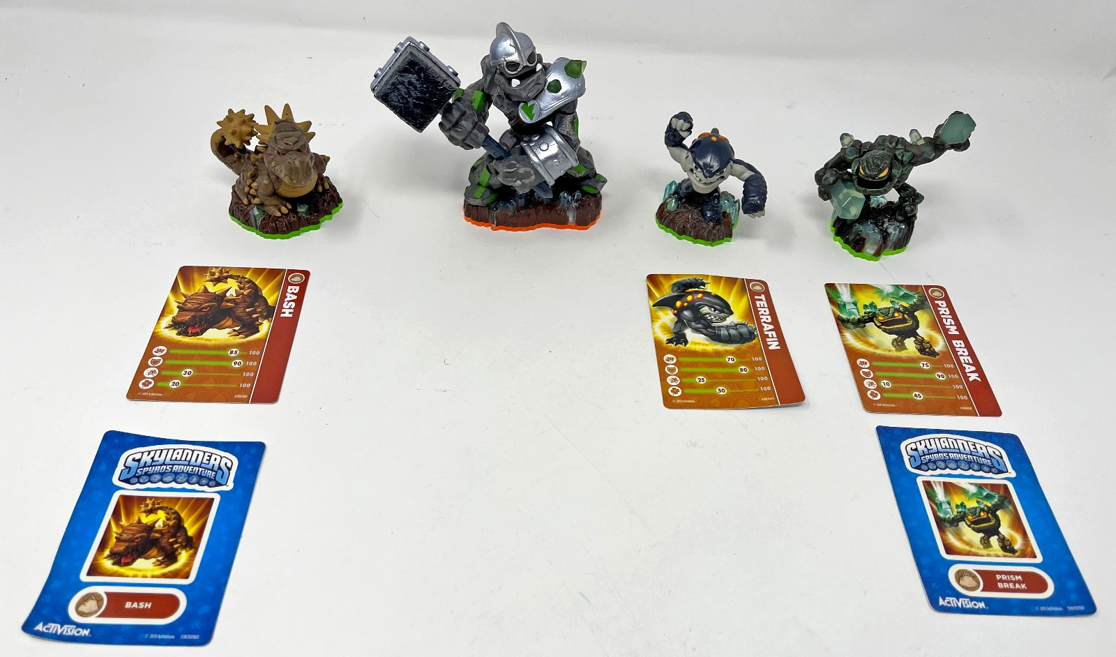 Skylanders Giants Granite Crusher Spyro’s Adventure Terrafin Prism Break Bash