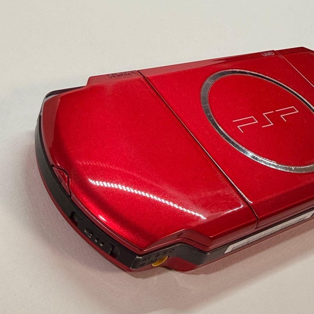 Sony PSP-3000 PSP 3000 Console Radiant Red Working Tested English language