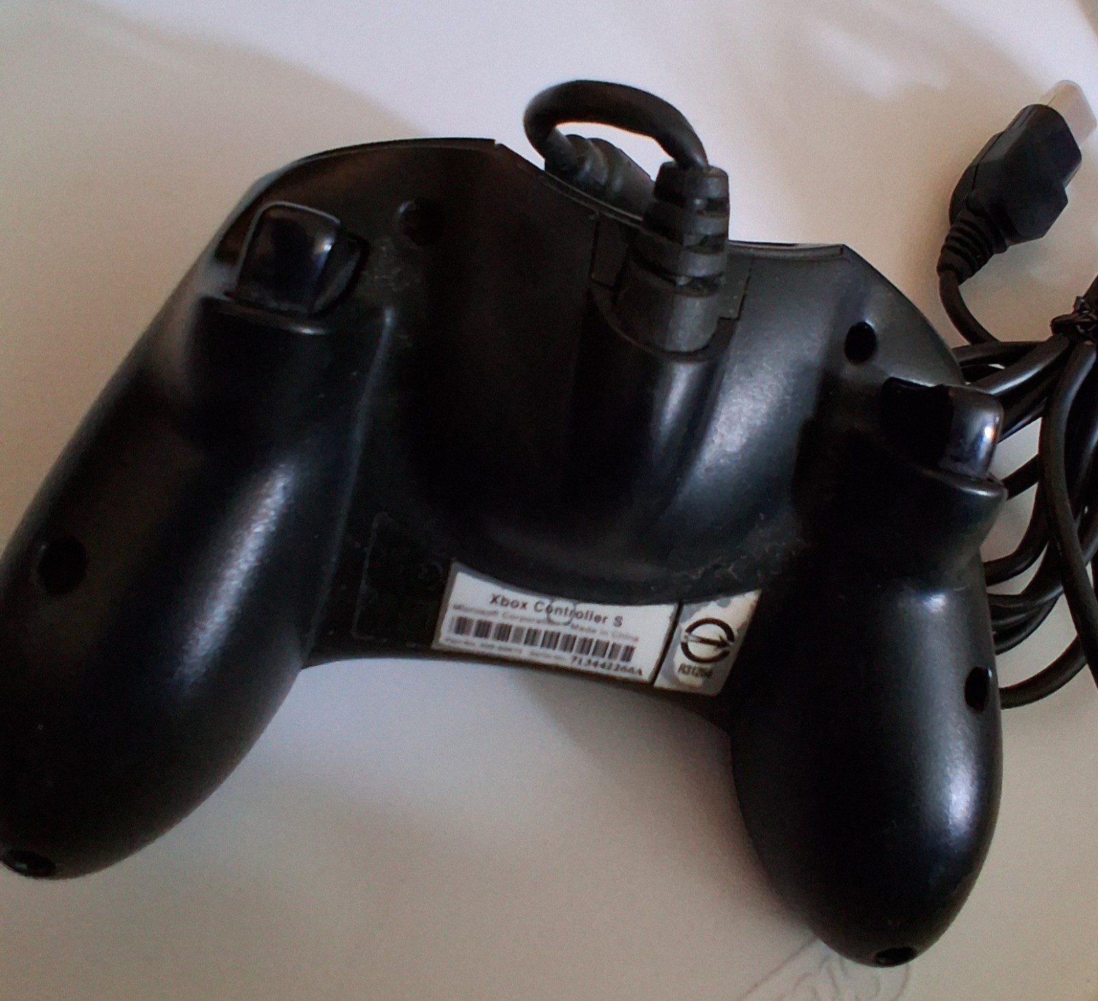 Xbox Controller S Wired Black Model X08-69873 Original Tested Nice Thumbsticks
