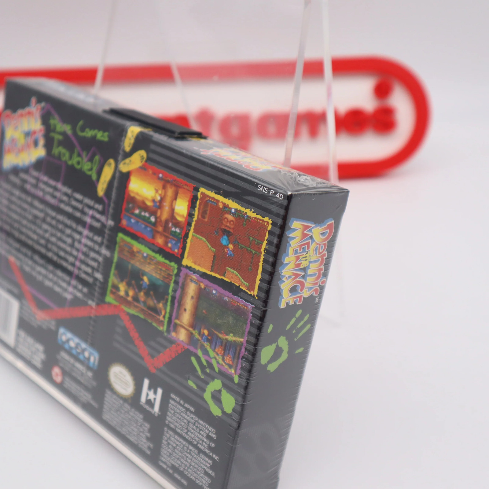 SNES Super Nintendo Game DENNIS THE MENACE – NEW & Factory Sealed!