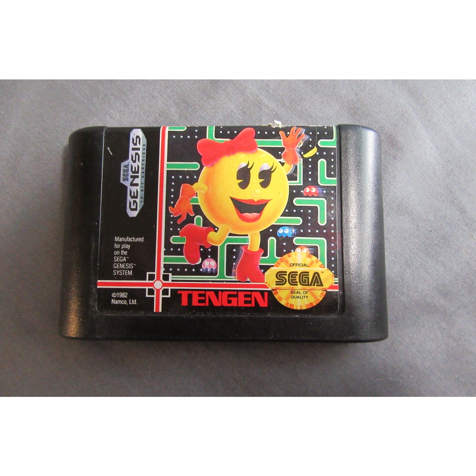 SEGA Genesis Model 1 Console Sega CD Model 2 (top-loading) Console + Ms. Pac Man
