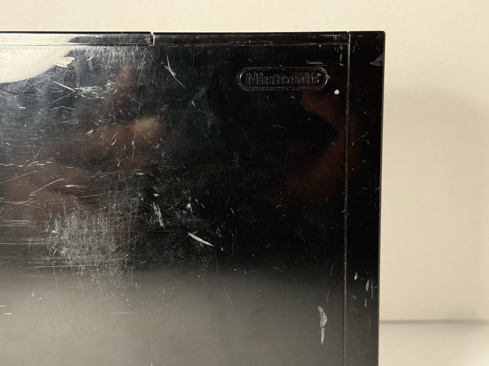 JP Nintendo Wii RVL-001 Black Console Only – Tested – Missing SD Door/Scuffed