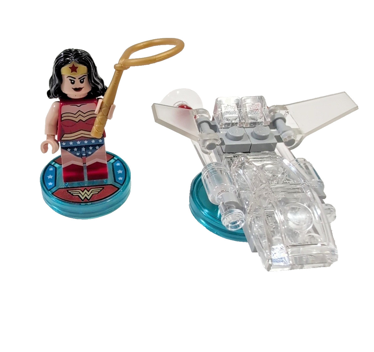 LEGO Dimensions DC Wonder Woman & Invisible Jet Fun Pack, UNTESTED, SOLD AS IS