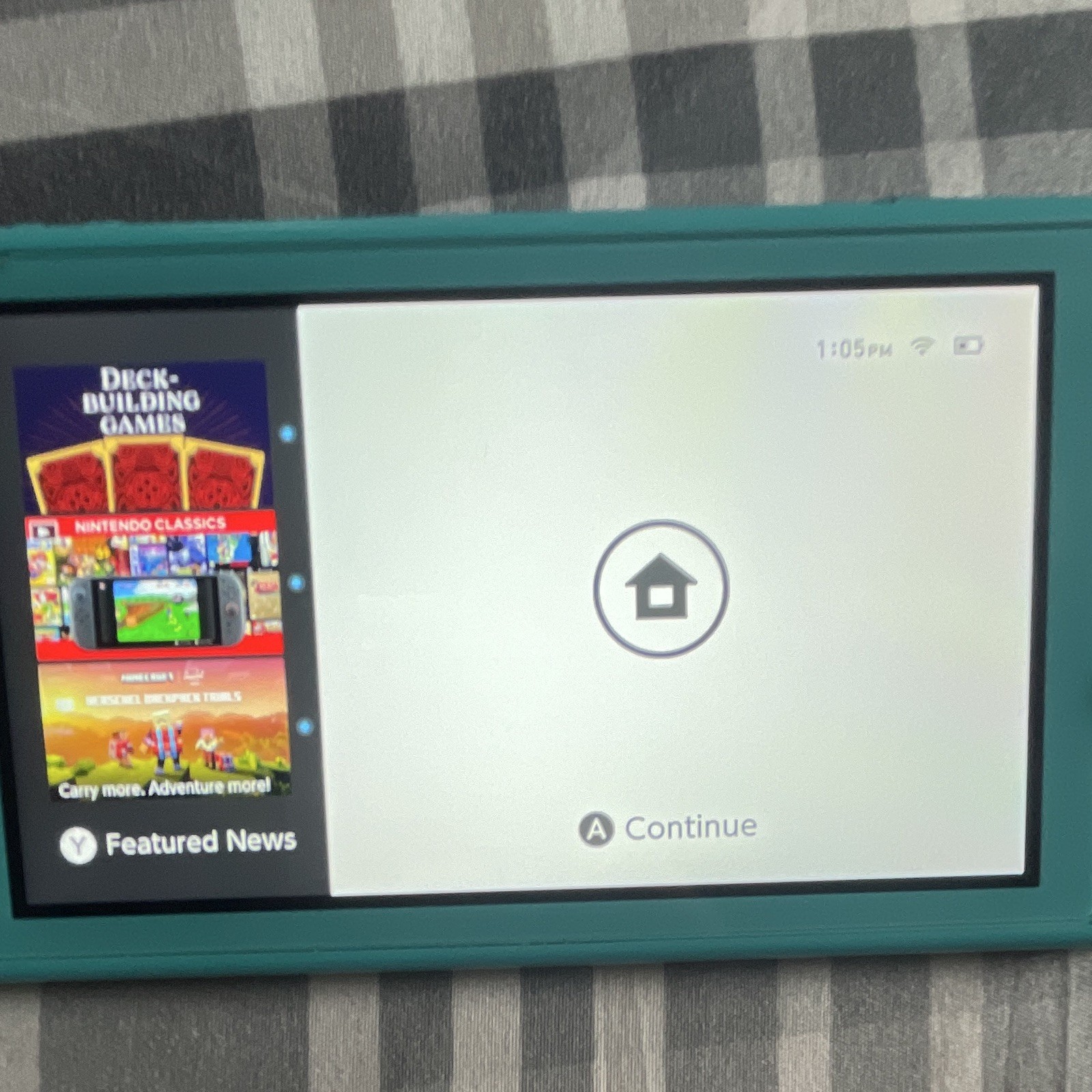 Nintendo Switch Lite Handheld System Console, Blue, Headphone Jack