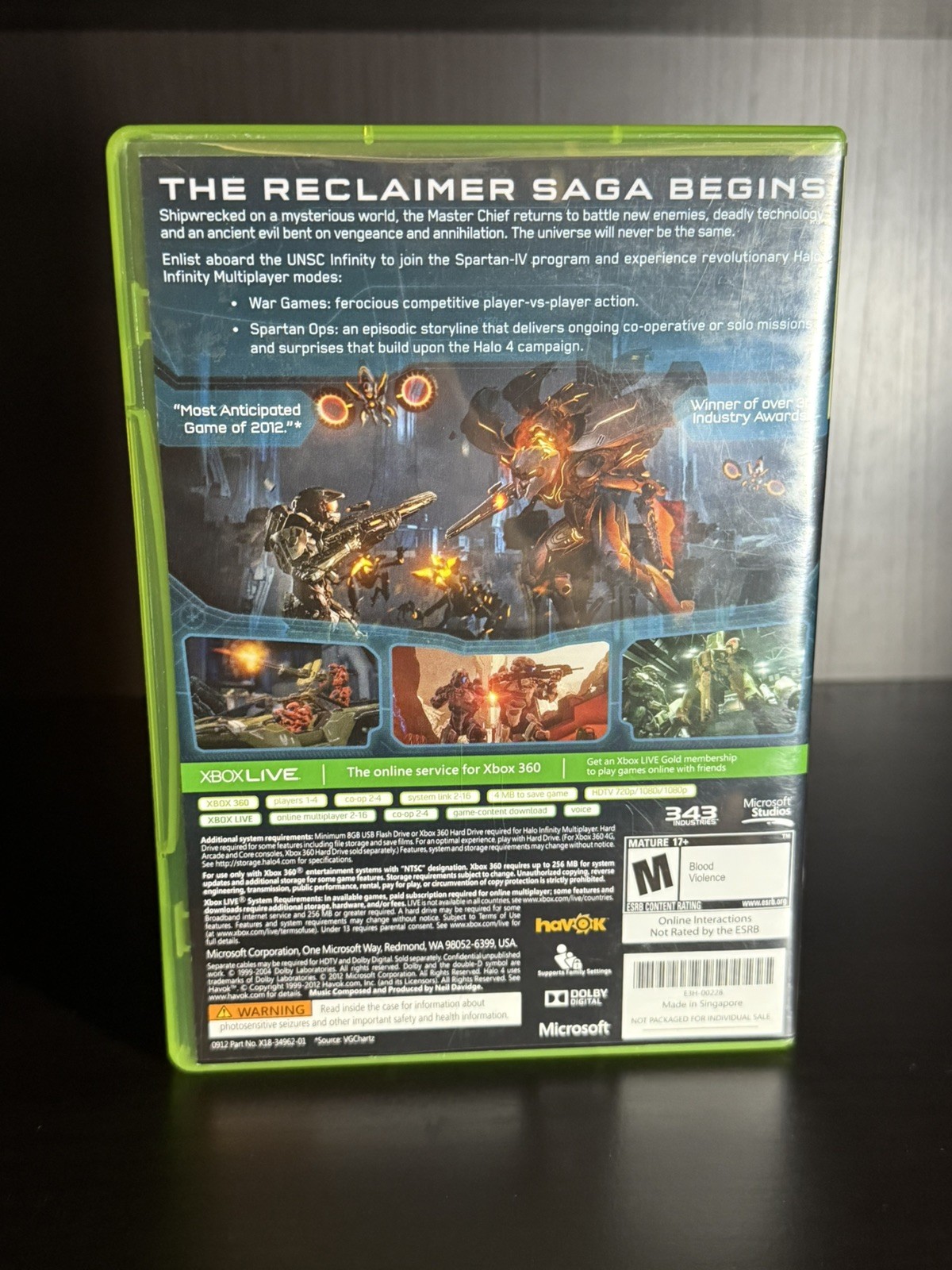 Halo 4 (Microsoft Xbox 360, 2012)