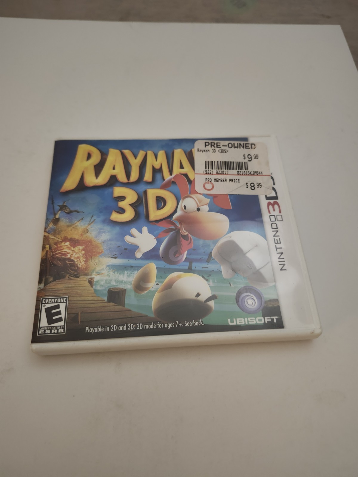 Rayman 3D Nintendo 3DS 2011 Complete