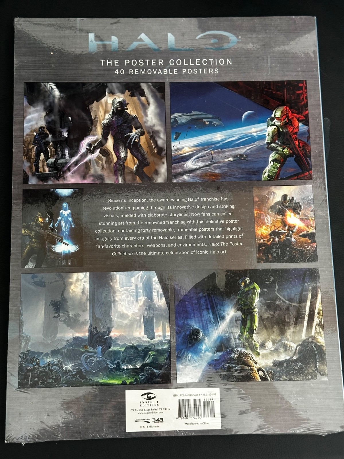Rare Halo: The Poster Collection With 40 Removable Posters *Brand New & Sealed*