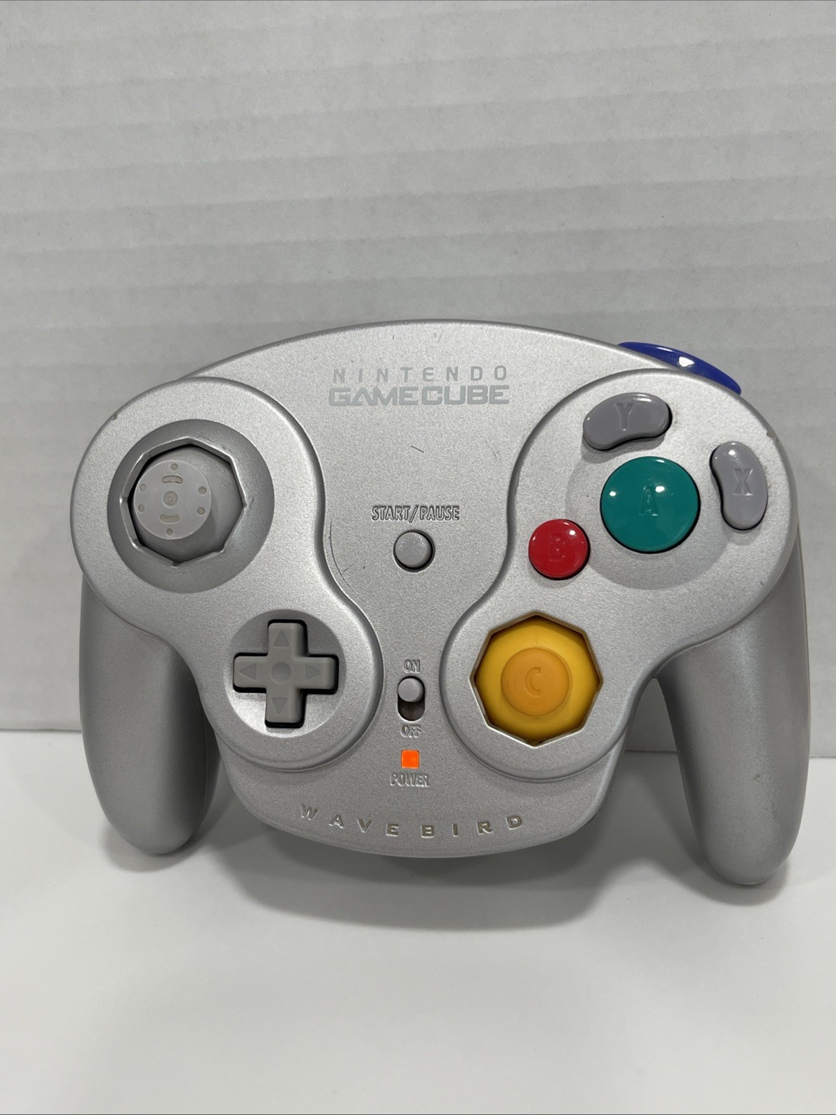 Nintendo Gamecube Wavebird Wireless Controller Platinum (No Receiver) Authentic