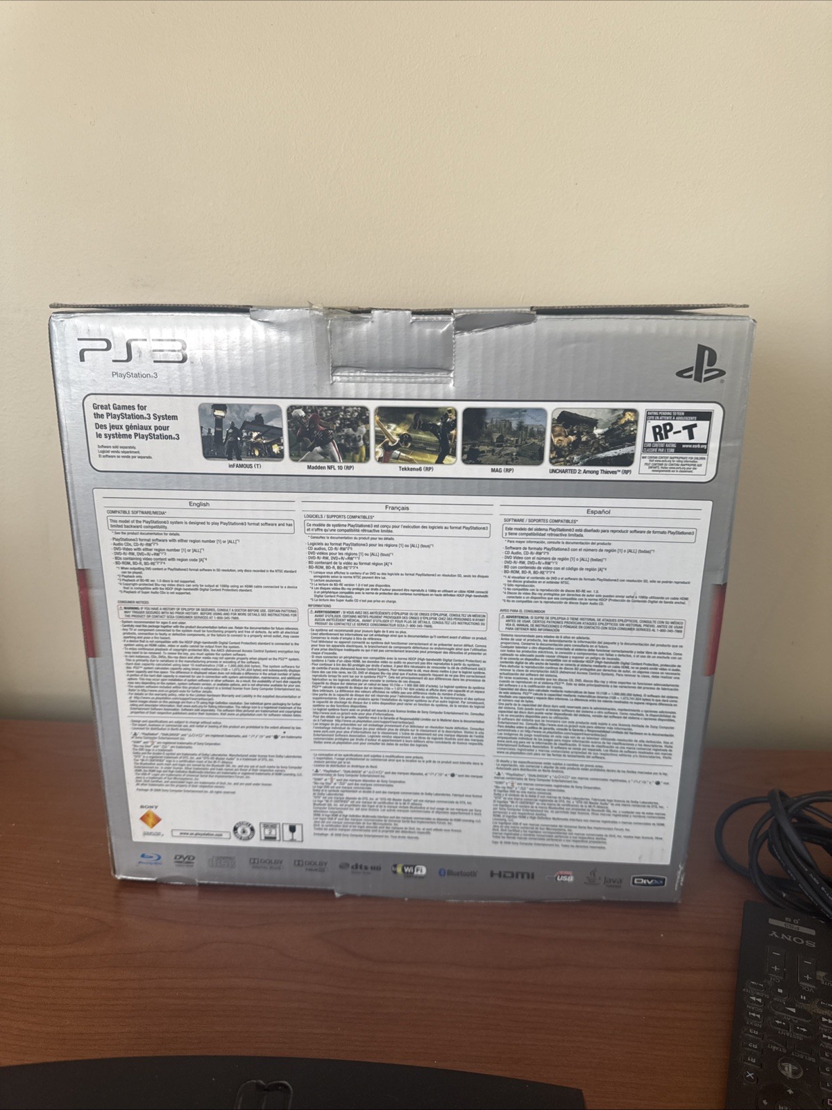 Sony PS3 Slim 250GB CECH-2001B Complete With Remote And Controller
