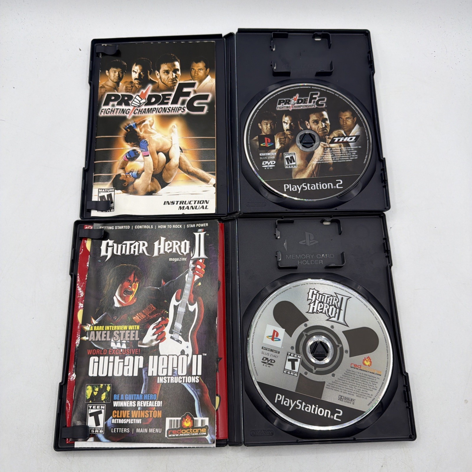 PS2 Lot of 15 Playstation 2 Games Guitar Hero 2 FIFA Soccer 11 ATV Offeoad