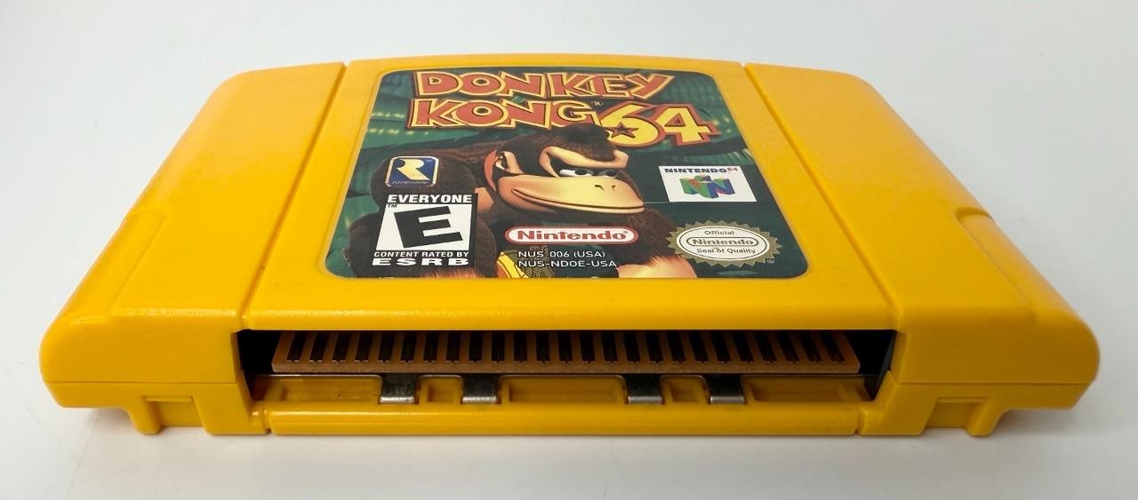Donkey Kong 64 (Nintendo 64, 1997) Yellow Cartridge – Tested & Works