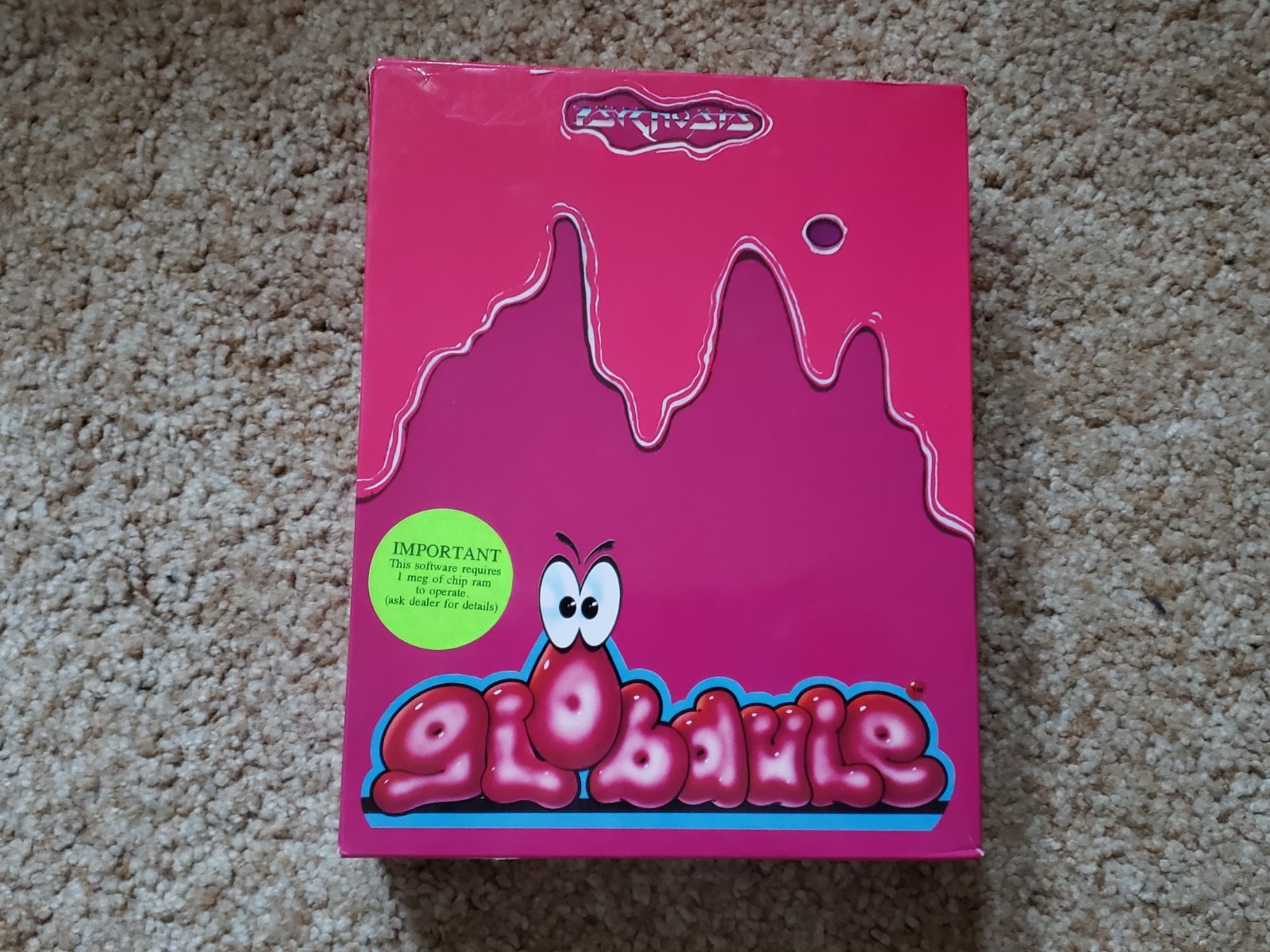 Globdule By Psygnosis For The Commodore Amiga PAL Edition Complete & Working