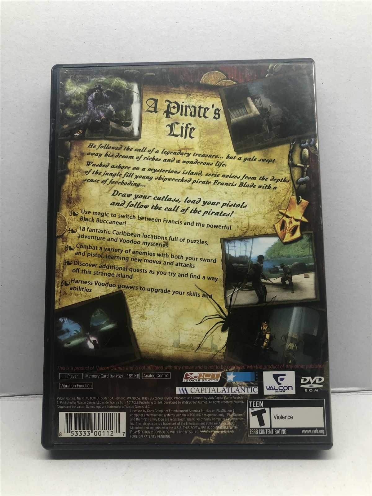 Pirates: Legend of the Black Buccaneer (PlayStation 2, 2006) Complete Tested