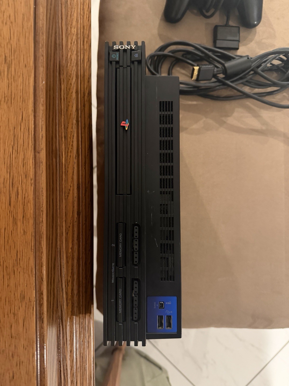 Sony PlayStation 2 Fat PS2 Black SCPH-30001 Console (NOT TESTED)