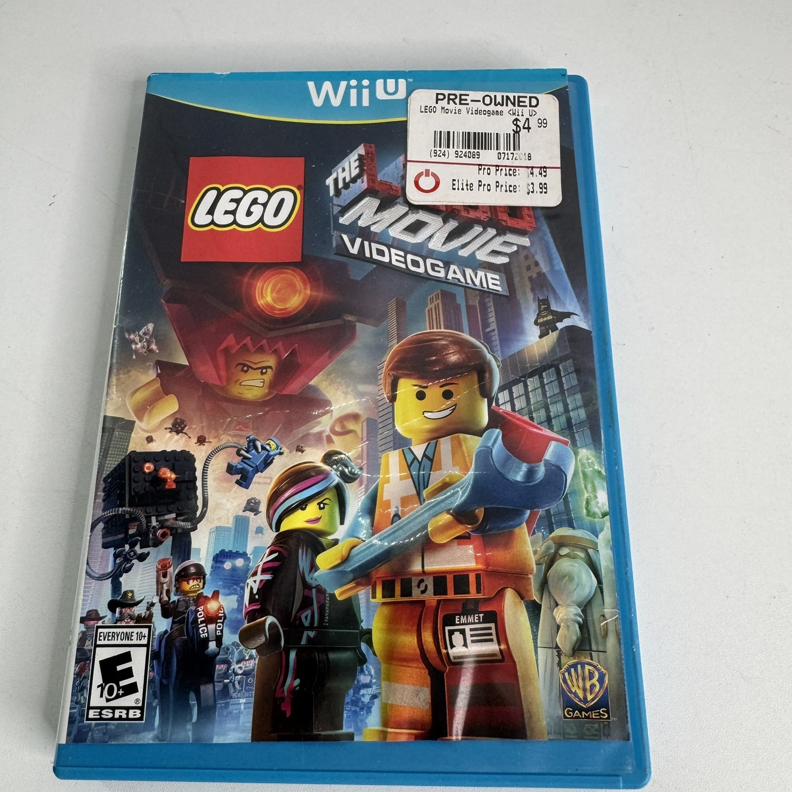 Lot of 3 Nintendo WiiU Wii U Lego Jurassic world, Lego movie, City undercover