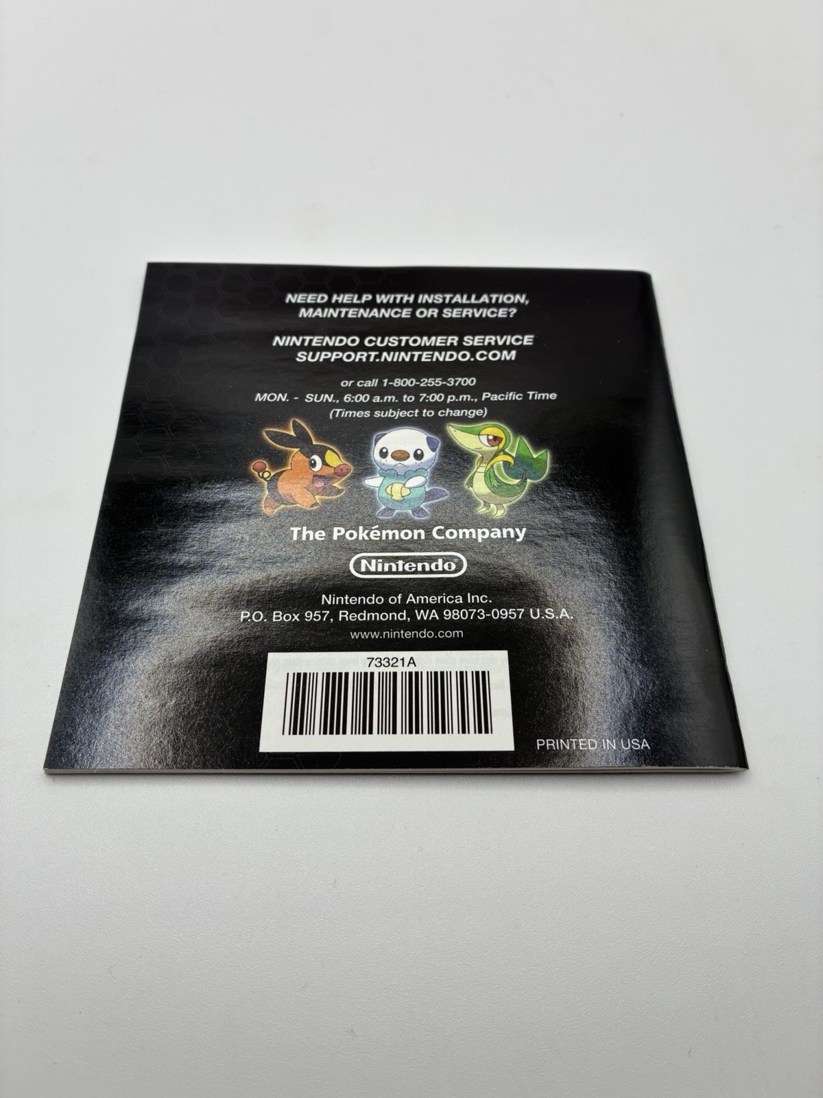 Pokemon: Black Version (Nintendo DS, 2011) CIB W/ Manual Tested Working