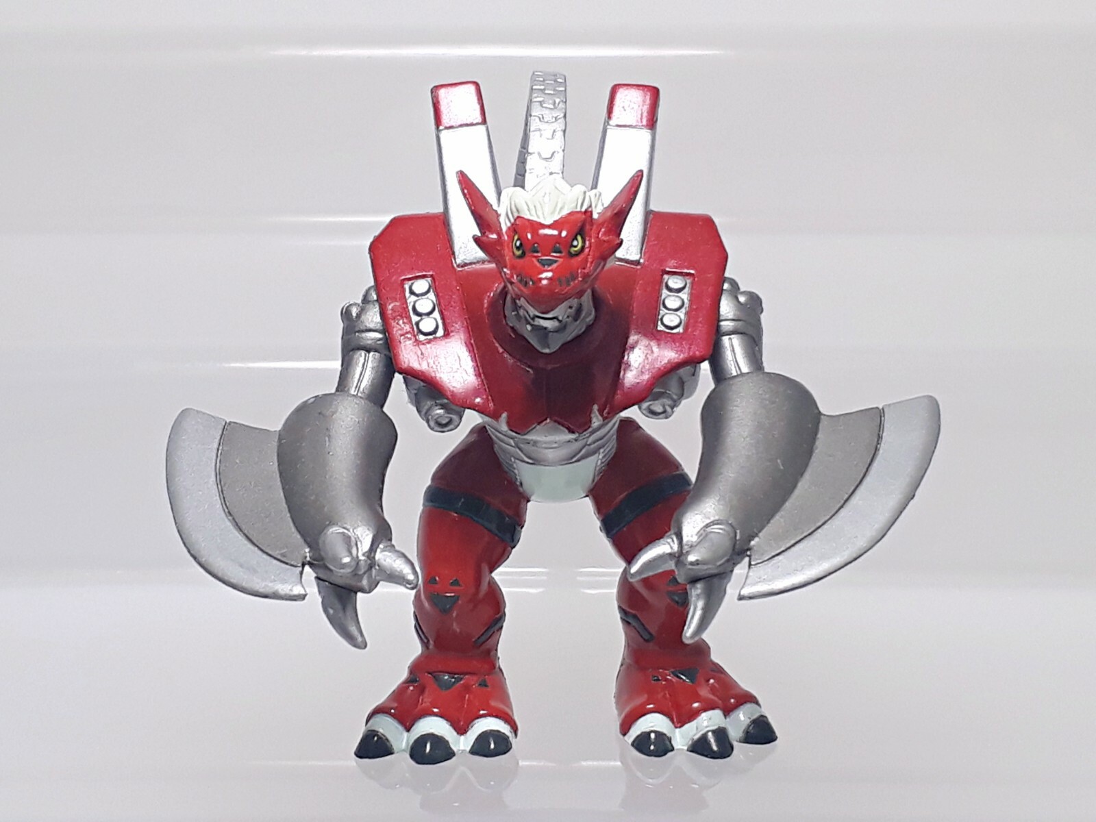 WarGrowlmon Digimon Tamers Figure Keychain Banpresto 2001 G08 2.4in