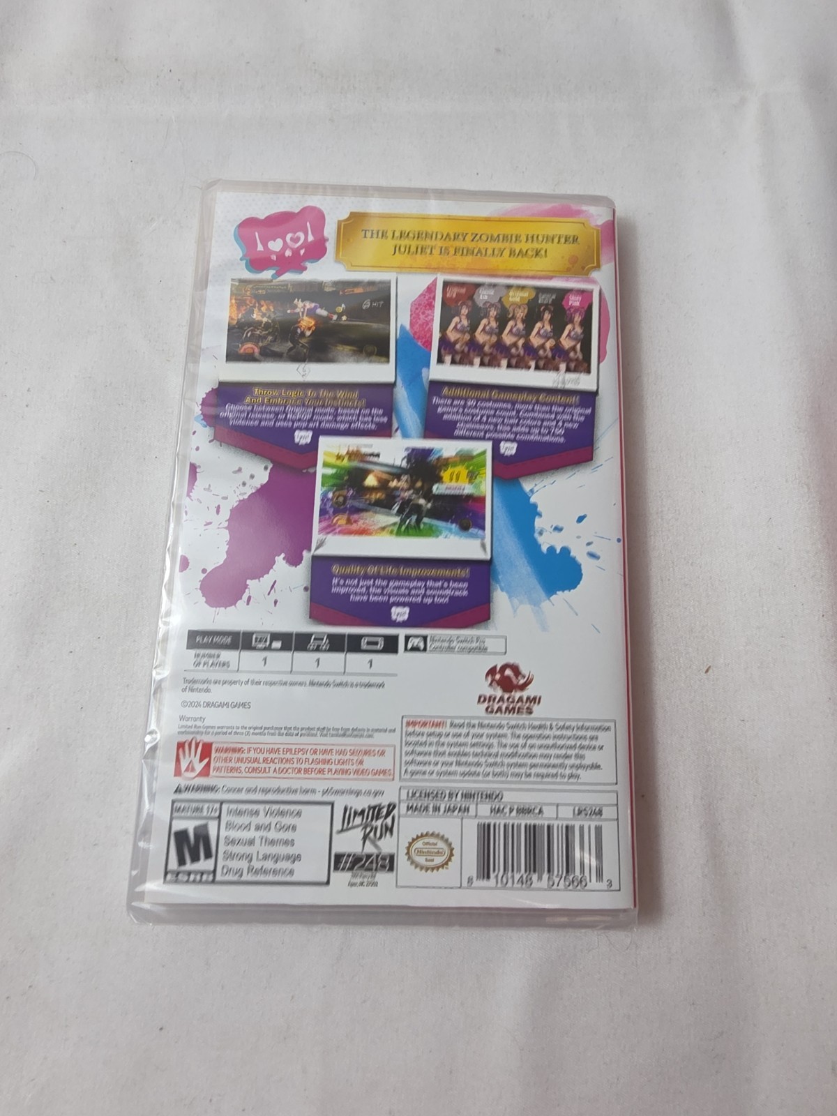 Lollipop Chainsaw RePOP Limited Run 248 Nintendo Switch BRAND NEW FACTORY SEALED