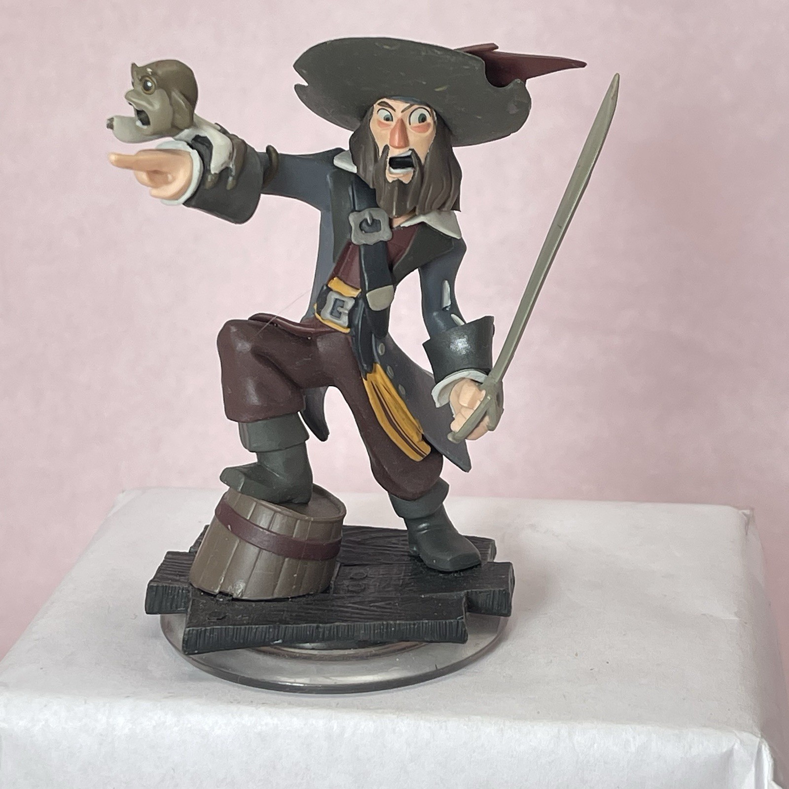Captain Barbosa Pirates Of the Caribbean Disney Interactive Toy Figure Approx 4″